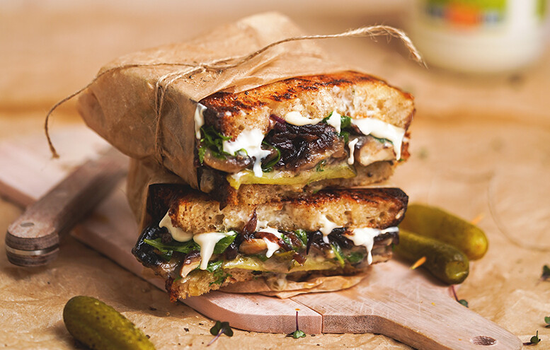 Przepis na Kanapka portobello Kanapka portobello