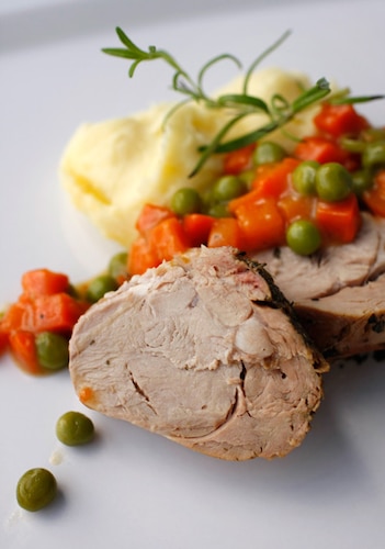 Pieczeń cielęca z estragonem