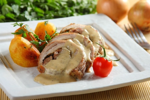 Przepis na Pieczona karkówka wieprzowa Pieczona karkówka wieprzowa