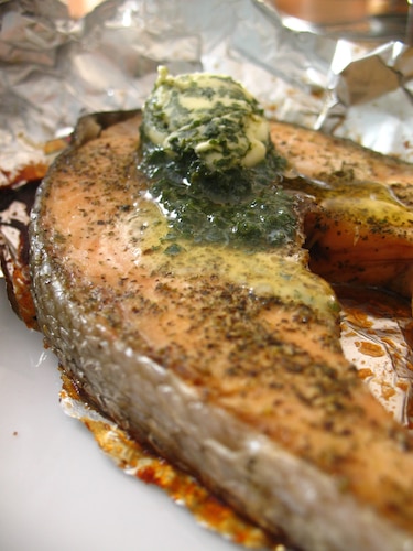 Przepis na pieczone dzwonka łososia pieczone dzwonka łososia