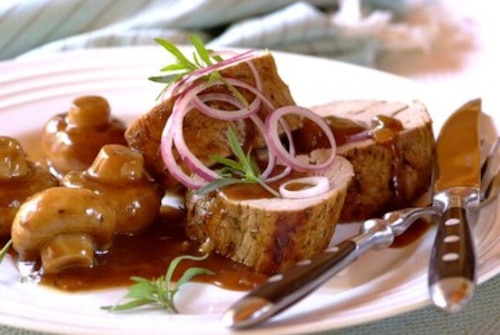 Pieczone polędwiczki myśliwskie