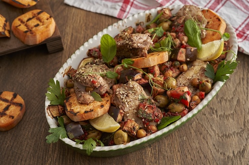 Pieczone udka kurczaka