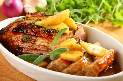 Przepis na Pieczony boczek Pieczony boczek