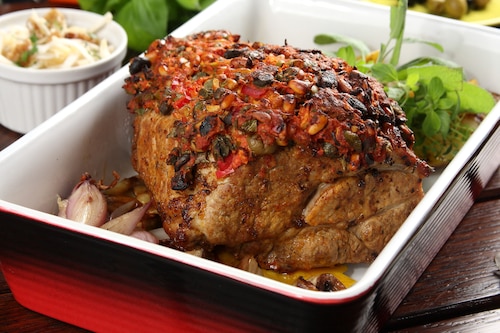 Przepis na Karczek z piekarnika w śródziemnomorskim stylu Karczek z piekarnika w śródziemnomorskim stylu