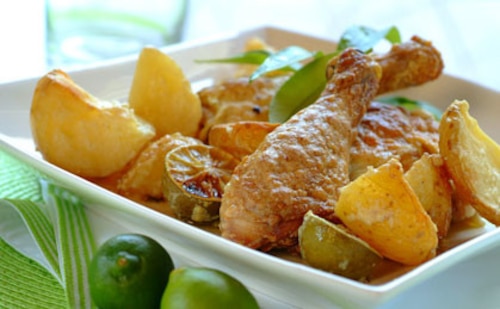 Pieczony kurczak z limonką 