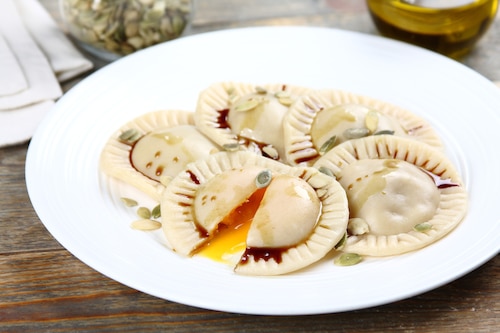 Pierogi z dynią piżmową