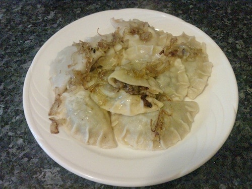 Pierogi z kaszanką i cynamonem