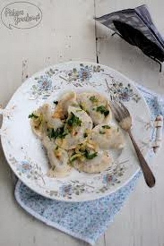 Pierogi z pieczarkami