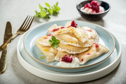 Przepis na Pierogi z serem Pierogi z serem