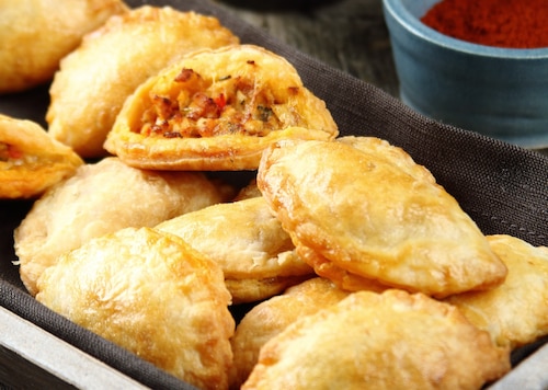 Przepis na Pierożki z kurczakiem Pierożki z kurczakiem