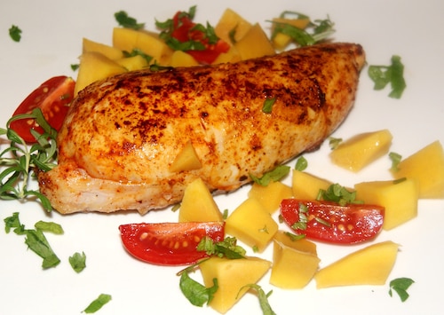 Przepis na Pierś kurczaka z mango Pierś kurczaka z mango