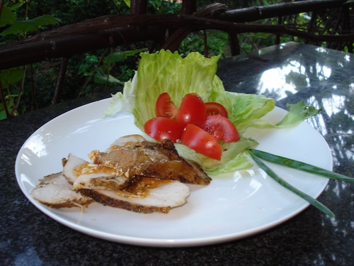 Przepis na Pierś z kurczaka w sosie własnym Pierś z kurczaka w sosie własnym