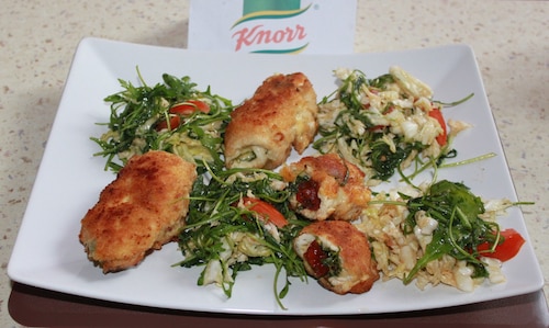 Pierś z kurczaka z niespodzianką 