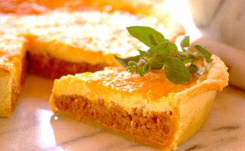 Przepis na Tarta z mięsem mielonym Tarta z mięsem mielonym