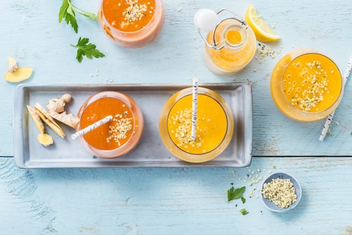 Przepis na Pikantne marchewkowe smoothie Pikantne marchewkowe smoothie