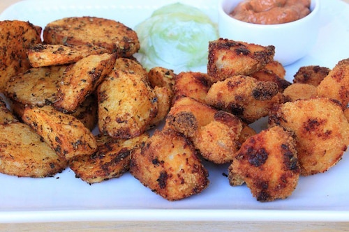 Pikantne nuggetsy z kurczaka