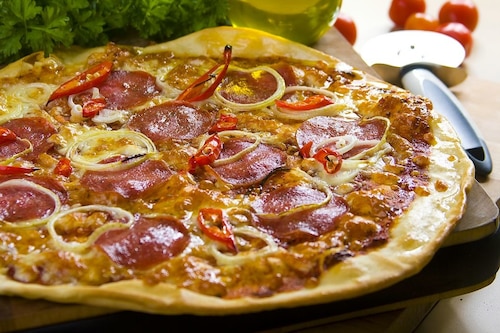 Przepis na Pizza pepperoni  Pizza pepperoni