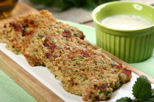 Placki z kaszy jęczmiennej