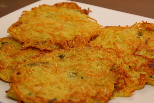 Placki ziemniaczane z marchewką