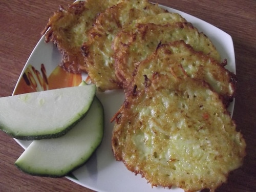 Placki ziemniaczano cukiniowe