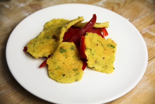 Placki ziemniacznane z natką pietruszki