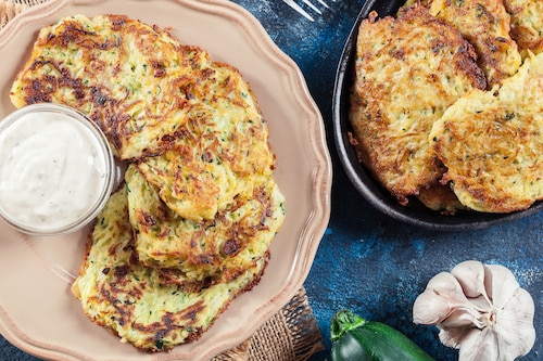 Placki z ziemniaków i cukinii