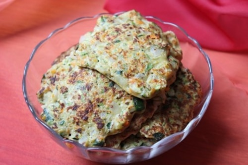 Placuszki z cukinii i marchwi