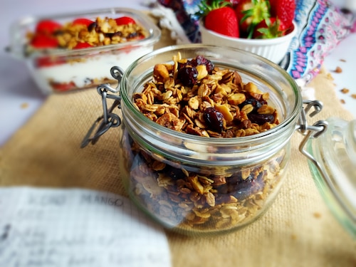 Domowa granola musli z miodem 