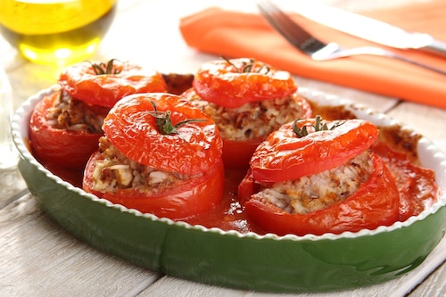 Przepis na Pomidory faszerowane Pomidory faszerowane