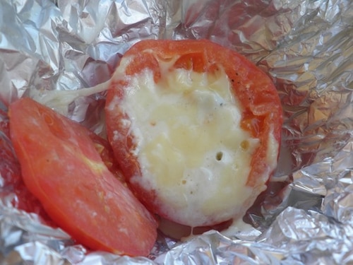 Pomidory z serem grillowane