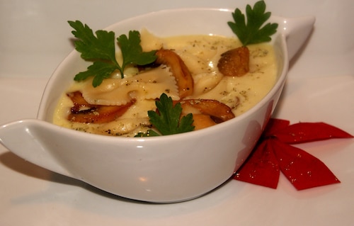 Postna pieczarkowa na Wigilię 