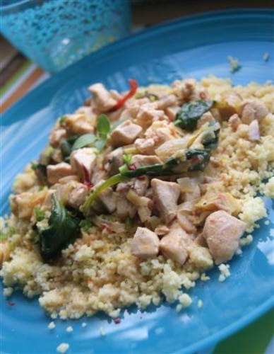 Potrawka z kurczaka na kuskusie