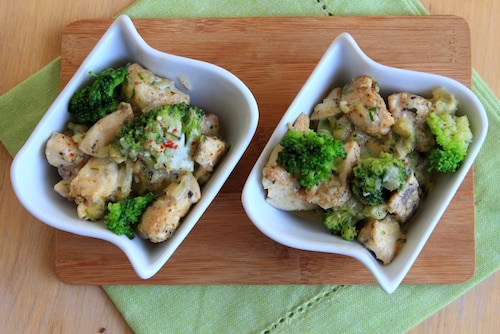 Przepis na Potrawka z kurczaka z brokułami Potrawka z kurczaka z brokułami