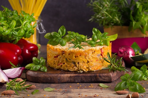 Dyniowy spaghetti cake