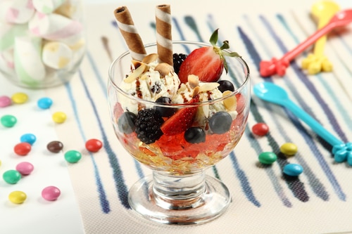 Przepis na Lody w pucharku "Ambrozja" Lody w pucharku "Ambrozja"
