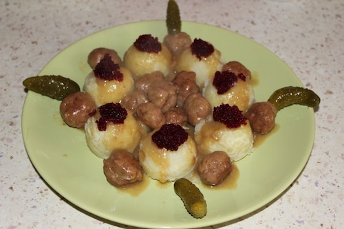 Pulpety w sosie borowikowym