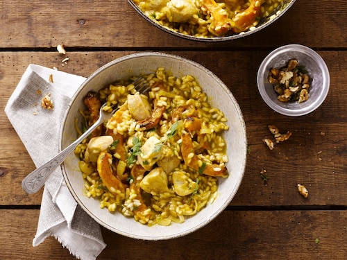 Przepis na Risotto z kurczakiem i dynią Risotto z kurczakiem i dynią