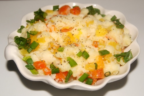 Puree ziemniaczane z marchewką 