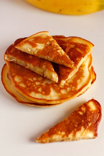 Przepis na Puszyste placki z bananem Puszyste placki z bananem