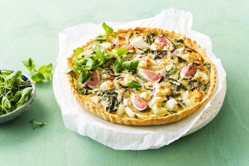 Quiche z pak choi