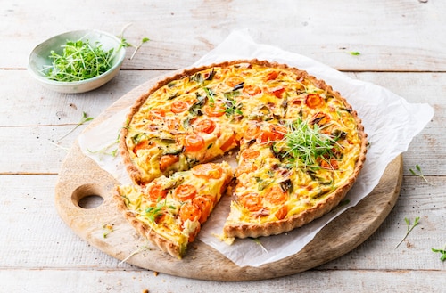 Przepis na Quiche marchewkowy Quiche marchewkowy