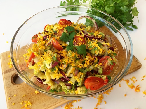 Przepis na Radosna sałatka z awokado Radosna sałatka z awokado