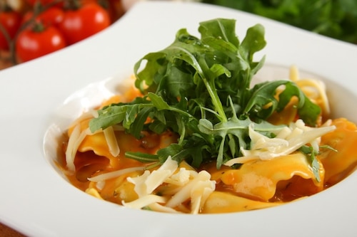 Ravioli ze szparagami