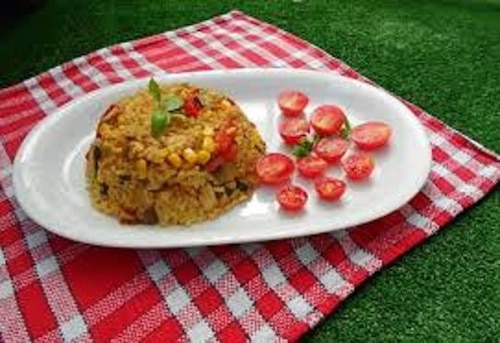 Przepis na Risotto z cukinią i kukurydzą Risotto z cukinią i kukurydzą