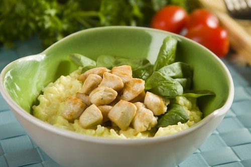 Risotto z kurczakiem dla dzieci