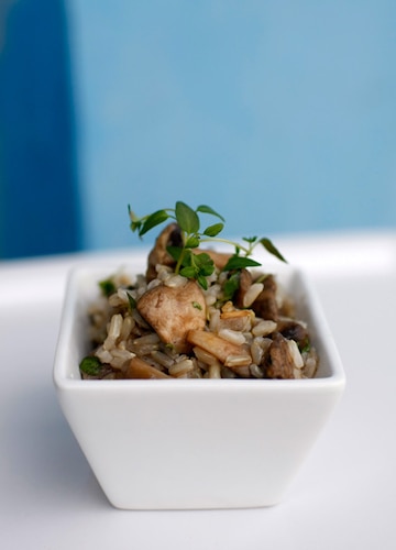 Risotto z pieczarkami i parmezanem