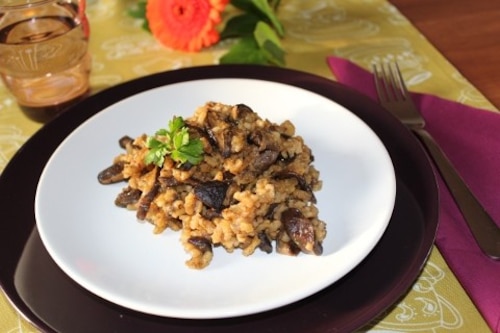 Risotto z podgrzybkami