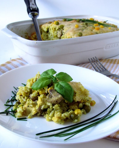 Risotto zapiekane