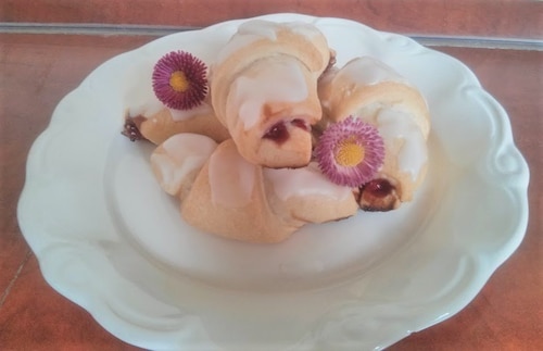 Rogaliki z dżemem owocowym