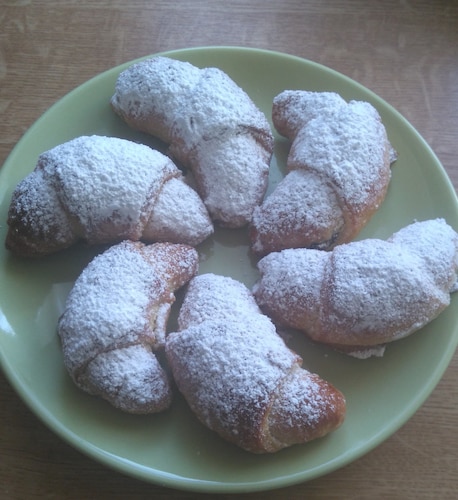 Rogaliki krucho drożdżowe